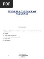 Tenders & The Role of Accounts