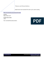 Finite Element Modeling of A Model-Scale, Rock-Socketed Pile Under Cyclic Lateral Loading