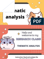 Thematic Analysis