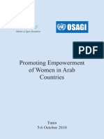 Empowerment of Women in Arab Countries