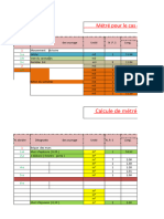 Métré de Projet