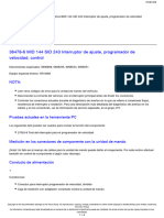 36478-6 MID 144 SID 243 Interruptor de Ajuste, Programador de Velocidad, Control