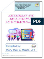 Module 2 in Assessment and Evaluation in Mathematics