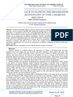 Modern Approach To Slowing The Progression of Diabetic Retinopathy in Type 2 Diabetes Mellitus