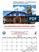 Calendarizacion Parroquial 2024