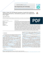 Energy, Exergy and Environmental Assessment of Partial Fuel Substitution