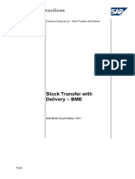 S4H - 506 Intracompany Stock Transfer With Delivery Setup (BME)