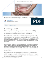 Herpes Genital - Contágio, Sintomas e Tratamento - MD - Saúde