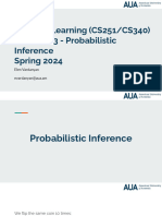 ML Lecture 03 - Probabilistic Inference (Spring 2024)