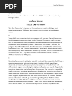 05 Passage 2 - Smell and Memory Q14-26