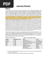 Aggregate Planning - Problem
