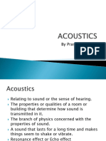 Acoustics Seeht Architecture Design