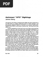 Astronaut UFO Sightings