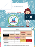 Agenda de Febrero.