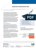 Surface Cleaning Brush Maintenance Tool
