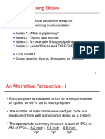 Lecture: Pipelining Basics