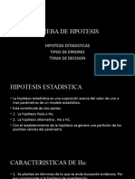 Prueba de Hpotesis