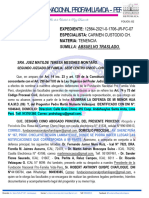 Contestacion Al Juzgado de Familia Sobre Alimentos