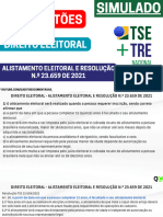 20 Questões - Alistamento Eleitoral e Resolução N.º 23.659 de 2021