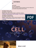 Cell Structure and Functions