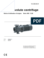 Pompe Volute Centrifuge NB