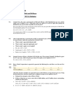 Problem Set 2 - Equity Valuation