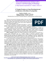 The Effect of Vitamin Premixes On Some Physiological and Biochemical Indicators of The Body of Laying Hens