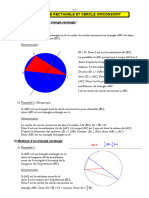 Triangle Rectangle Et Cercle Cours 2 FR