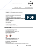 Desmodur Tt163: Ficha de Informações de Segurança de Produto Quimico (FISPQ)