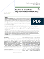 Classification of COVID-19 Chest X-Rays With Deep Learning: New Models or Fine Tuning?