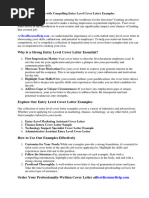 Entry Level Cover Letter Examples