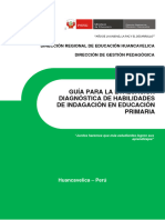 Guia para La Evaluación Diagnóstica de Habilidades de Indagación en Eb