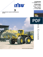 Practica #8-Catalogo Cargador Komatsu WA700