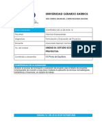 Formulación y Evaluación de Proyectos Contenido de La Semana 14C222