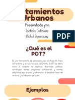 Tratamientos Urbanos y Ejemplos