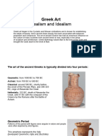 Greek Art, The Foundation and Inspiration of