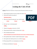 Cracking The Code of Life - Answers