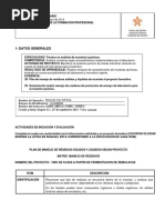 Plan de Manejo de Residuos Solidos y Liquidos