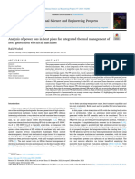 Analysis of Power Loss in Heat Pipes For ITS of EV