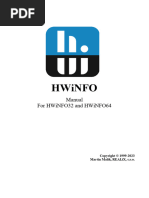 HWiNFO Manual