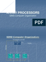 Array Processors: SIMD Computer Organization