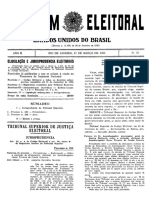 Boletim Eleitoral: Estados Unidos Do Brasil