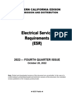 Electrical Service Requirements (ESR)