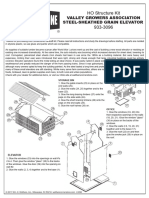 HO Structure Kit 933-3096: Valley Growers Association Steel-Sheathed Grain Elevator