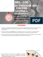 Cellular Structure and Function Lectrue 4