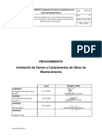 PR-CC-05 Instalación de Faenas