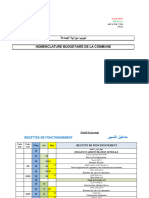 Nomenclature Budgetaire de La Commune-1
