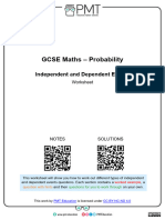 G. Independent and Dependent Events