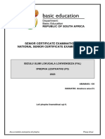 IsiZulu FAL P3 May-June 2023