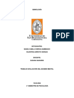 Formato Trabajo Sobre Evaluación Del Examen Mental